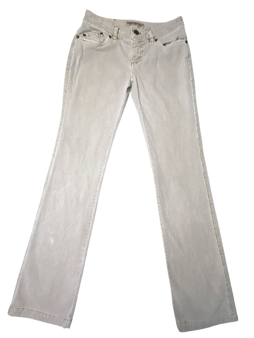 American Eagle Low Rise Bootcut Corduroy Jeans Pants Vintage Y2K 90s Tan Women 0